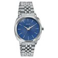 Sonata Vector Blue Textured Dial Silver-Tone Bracelet Watch for Men - image number 2