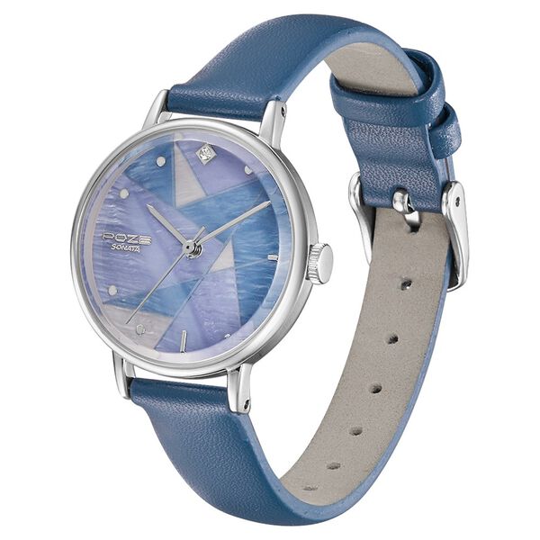 Poze by Sonata Quartz Analog Blue Dial PU Leather Strap Watch for Women - image number 2
