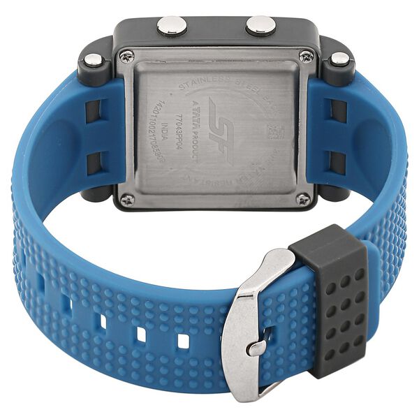 SF Digital Dial Blue Plastic Strap Watch for Men - image number 3