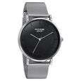 Sonata Poze Quartz Analog Black Dial Silver Mesh Strap Watch For Men - image number 2