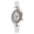 Sonata Quartz Analog Silver Dial Leather Strap Watch for Women