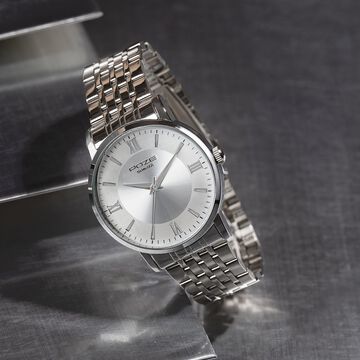 Sonata Poze Quartz Analog Silver Dial Metal Strap Watch For Men
