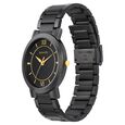 Sonata Quartz Analog Black Dial Metal Strap Watch for Men - image number 1