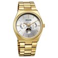 Sonata Festive Quartz Analog Black Dial Metal Strap Watch For Men