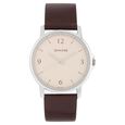 Sonata Quartz Analog Brown Dial Leather Strap Watch for Men - image number 0