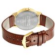 Sonata Quartz Analog White Dial Leather Strap Watch for Men - image number 3