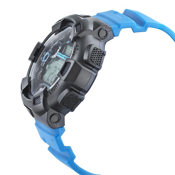 SF Digital Dial PU Strap Watch for Men - image number 2