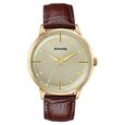 Sonata Jashn Quartz Analog Black Dial Black Leather Strap Watch For Men