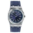 Poze Poze Quartz Analog Blue Dial Blue Denim Strap Watch For Men - image number 1