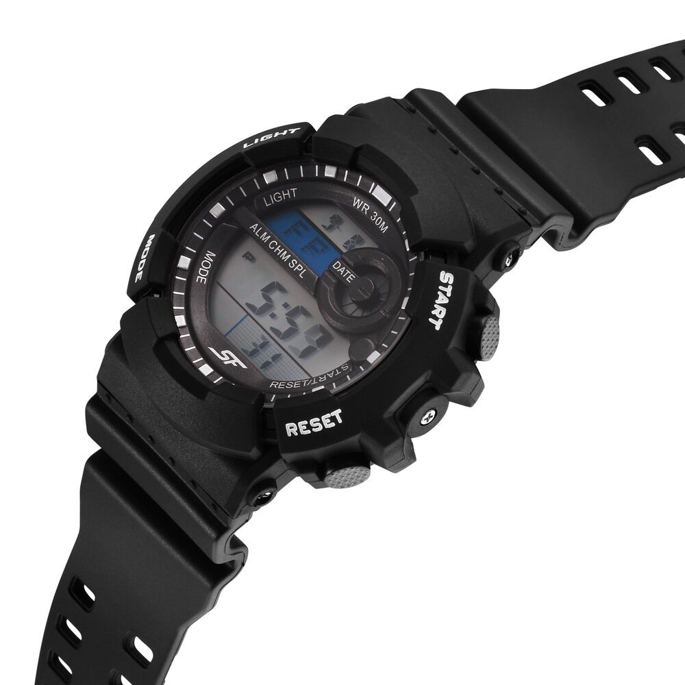 Styllent digital store black colour watch