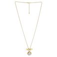 Poze By Sonata Quartz Analog Mother of Pearl Dial Golden Locket Watch For Women - image number 2