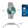 Sonata Soulmates Sage Green Dial Couple Watch - image number 2