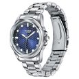 Poze By Sonata Quartz Analog Blue Dial Silver Metal Strap Watch For Men - image number 4