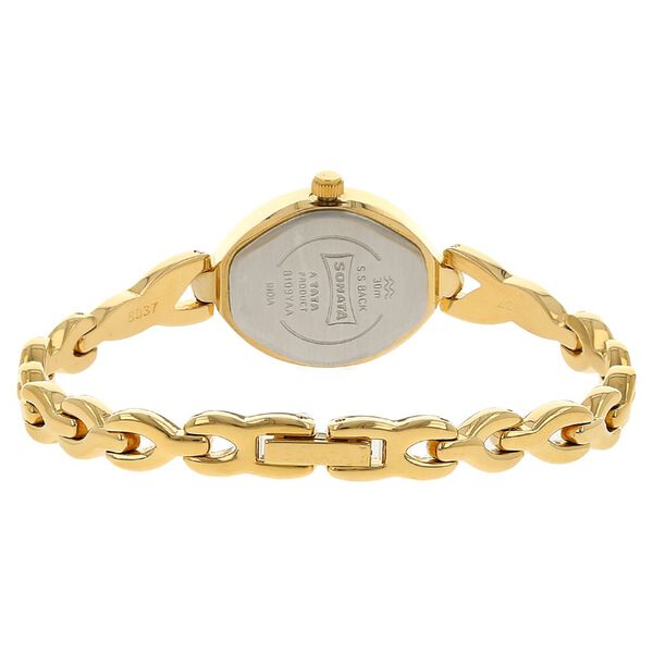 Sonata Quartz Analog White Dial Metal Strap Watch for Women - image number 3