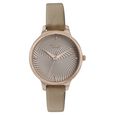 Poze by Sonata Quartz Analog Grey Dial Leather Strap Watch for Women