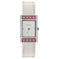 Sonata Quartz Analog Silver Dial Leather Strap Watch for Women