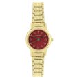 Sonata Quartz Analog Red Dial Stainless Steel Strap Watch for Women - image number 0
