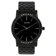 Sonata Quartz Analog Black Dial Stainless Steel Strap Watch for Men