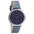 Sonata Play White Dial Women Watch With Leather Strap