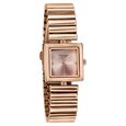 Sonata Poze Quartz Analog Pink Dial Rose Gold Metal Strap Watch For Women - image number 2