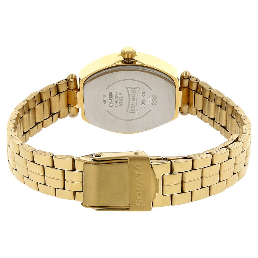 Sonata Wedding Silver Dial Women Watch With Stainless Steel Strap