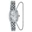Poze Poze Quartz Analog Silver Dial Silver Metal Strap Watch For Women - image number 2
