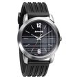 Sonata Smart Plaid Quartz Analog Black Dial TPU Strap Watch for Men - image number 0