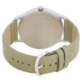 Sonata Knot White Dial Leather Strap Watch for Men - image number 4