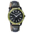 Poze By Sonata Quartz Analog Black Dial Two Toned Leather Strap Watch For Men - image number 2