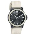Sonata Poze Quartz Analog Black Dial Beige Silicone Strap Watch For Men - image number 2