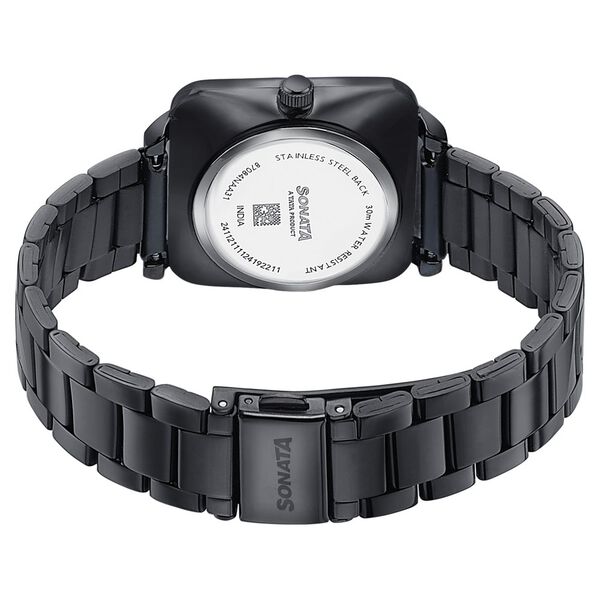 Sonata Wedding Edit Quartz Analog Black Dial Stainless Steel Strap Watch For Women - image number 5