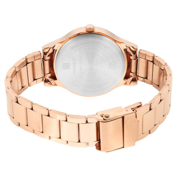 Sonata Quartz Analog Black Stainless Steel Strap for Women - image number 3