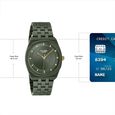 Sonata Poze Quartz Analog Green Dial Green Metal Strap Watch For Men - image number 3