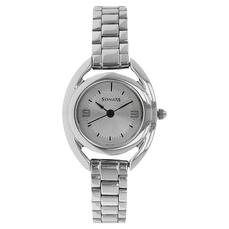 Sonata Professional Silver Dial Women Watch With Stainless Steel Strap - image number 0
