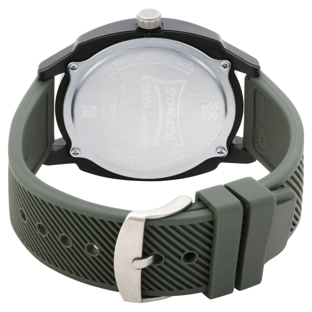 Sonata rubber strap watches top