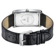 Sonata Ascent White Rectangular Watch with Leather Strap - image number 5