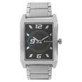 Sonata Quartz Analog Black Dial Plastic Strap Watch for Men