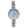 Sonata Wedding Edit Quartz Analog Purple Dial Stainless Steel With Acetate Strap Watch For Women