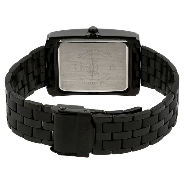 Sonata Quartz Analog with Day and Date Black Dial Stainless Steel Strap Watch for Men - image number 3
