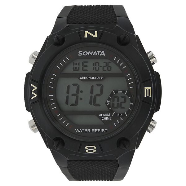 SF Digital Dial Plastic Strap Watch for Men - image number 0
