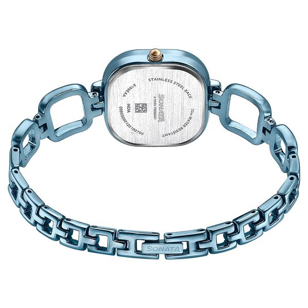Sonata Colours of Earth Quartz Analog Blue Dial Metal Strap Watch For Women - image number 4
