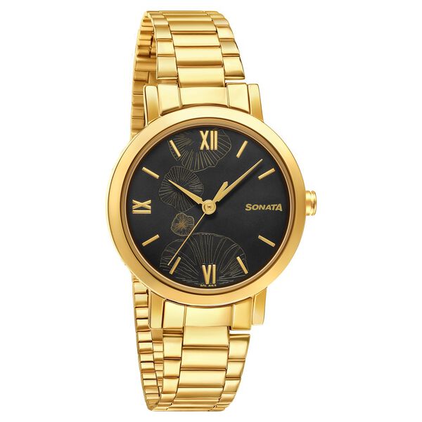 Sonata Linnea Grey Dial Women Watch With Stainless Steel Strap - image number 0