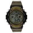 SF Digital Dial Brown Plastic Strap Watch for Men