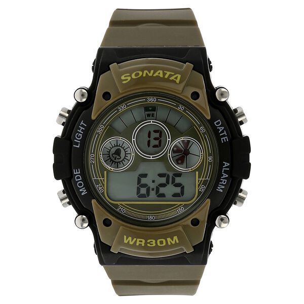 SF Digital Dial Plastic Strap Watch for Men - image number 0