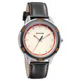 Sonata Quartz Analog White Dial Leather Strap Watch for Men - image number 0