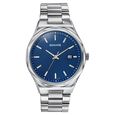 Sonata Jashn Quartz Analog Black Dial Silver Metal Strap Watch For Men