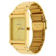 Sonata Quartz Analog with Day and Date Golden Dial Stainless Steel Strap Watch for Men - image number 1