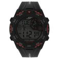 SF Quartz Analog Black Dial Plastic Strap Watch for Men - image number 0