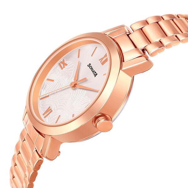 Sonata Linnea Silver Dial Women Watch With Stainless Steel Strap - image number 2