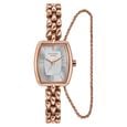 Poze Poze Quartz Analog Silver Dial Rose Gold Metal Strap Watch For Women - image number 1